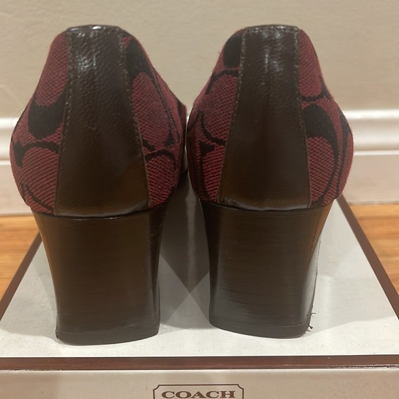 COACH Julia Signature Monogram Loafers - Picture 4 of 8